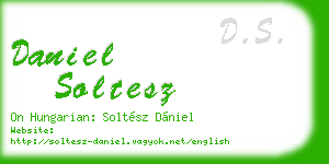 daniel soltesz business card