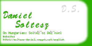 daniel soltesz business card